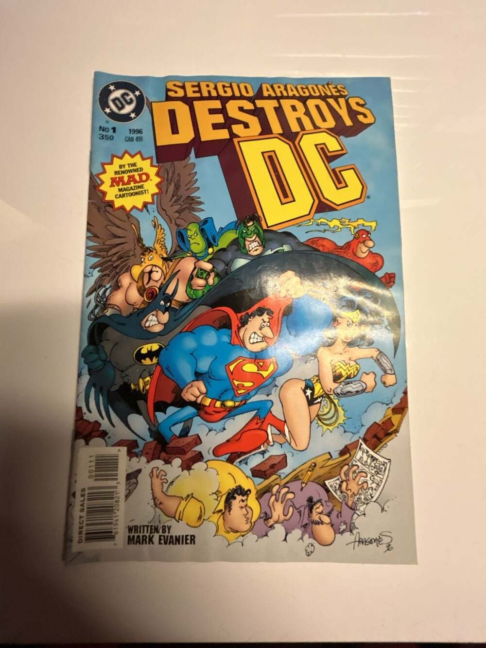 Sergio Aragones Destroys DC #1 (1996, DC Comics)